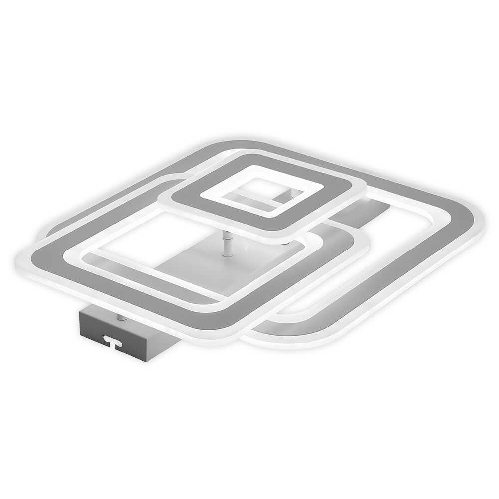 Светильник LED smart PHANTOM с пультом 120Вт 3000-6000K 9600Lm Квадратный Белый 220545